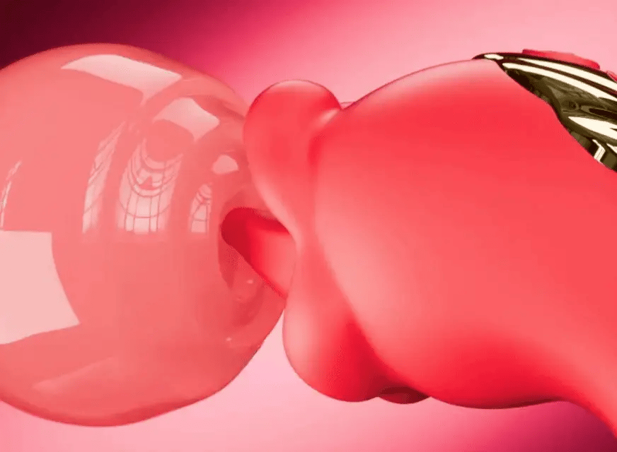 Rose Tongue Clit Licking Dual Vibrator Dildo