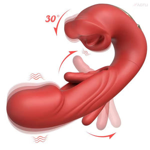 Flapping Clit Vibrator - Kissing Mouth & Vibration